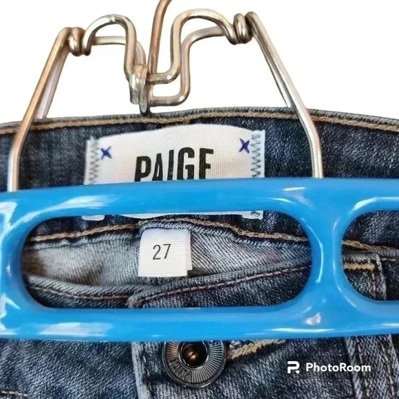 Paige Jeans Verdugo Crop Mid Rise Raw Hem Size 27 - Picture 5 of 8